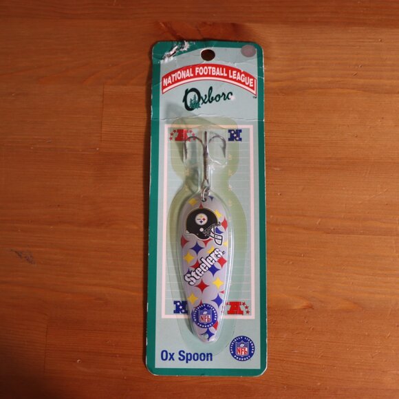 Vintage Steelers Ox Spoon, fishing lure Official licensed gear, new in packaging - Picture 1 of 4